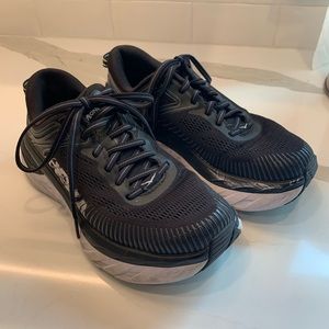 Hoka "Bondi 7" 6W wide,used running walking shoe
